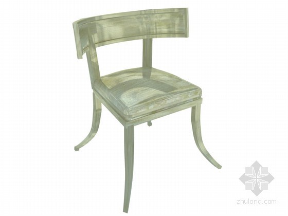 木质景观座椅资料下载-木质座椅3D模型下载