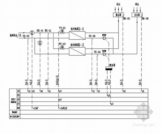 建筑装饰制图室内图纸资料下载-常用BAS控制图纸