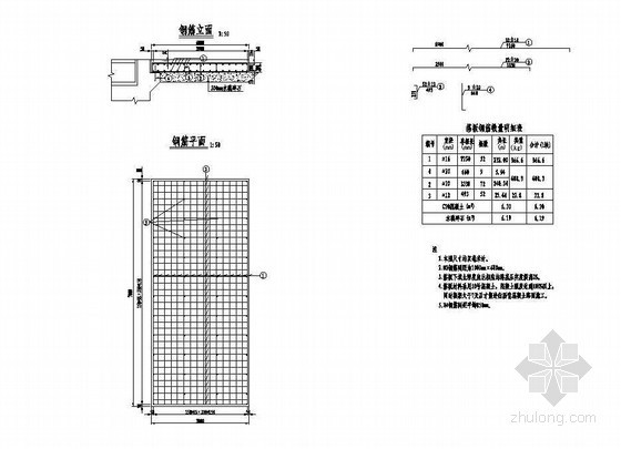 预应力空心板板桥构造图资料下载-1×14米预应力混凝土空心板桥头搭板钢筋构造节点详图设计