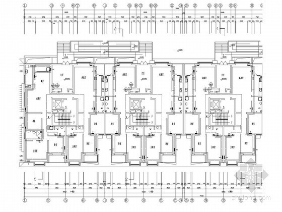 12层小高层CAD资料下载-小高层住宅楼采暖系统设计施工图（部分对称户型）