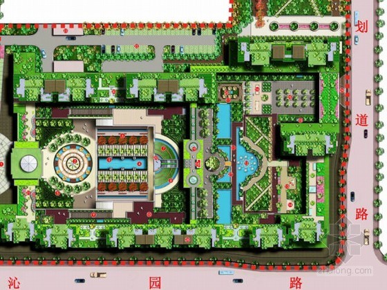 景观简欧小区设计方案资料下载-[杭州]小区景观设计方案
