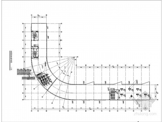 [深圳]多层公共建筑空调通风防排烟施工图设计和燃气管道系统设计（大院出品）-屋顶层空调水管平面图 