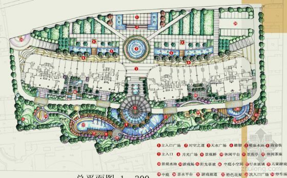 高档小区监控设计资料下载-[上海]高档小区景观设计方案