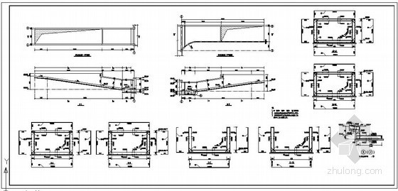汽车坡道详图图集资料下载-某汽车坡道节点构造详图