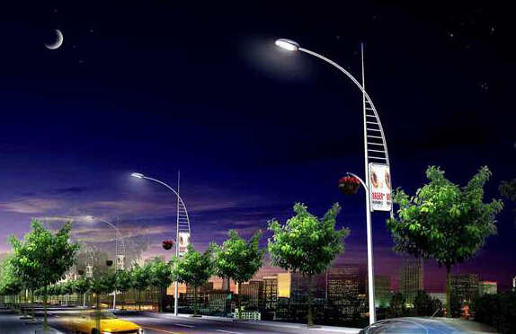 市政道路照明设计方案资料下载-路灯设计方案图，是不是很美