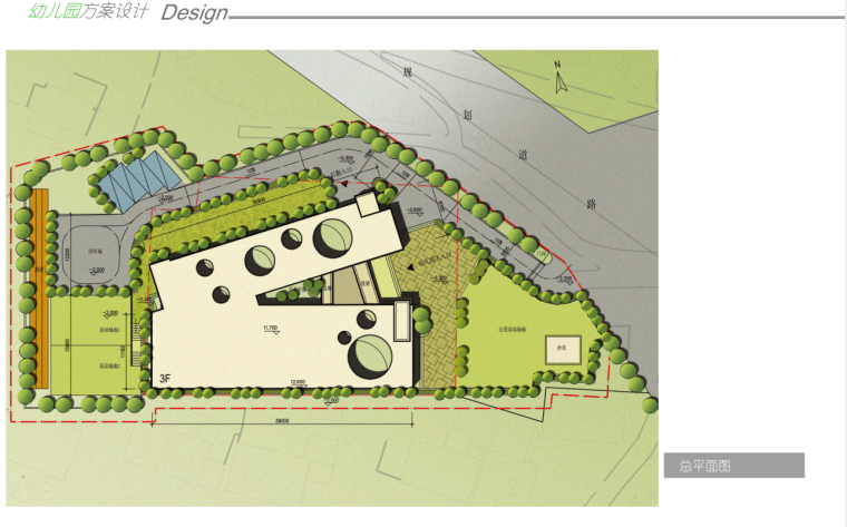 [安徽]巢湖-散兵、炯炀镇幼儿园方案设计-总平面图