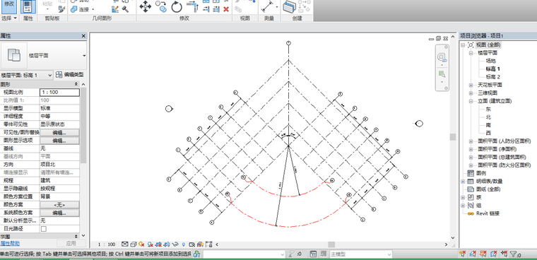 第一次作业：轴网-BIM考试作业-筑龙BIM论坛