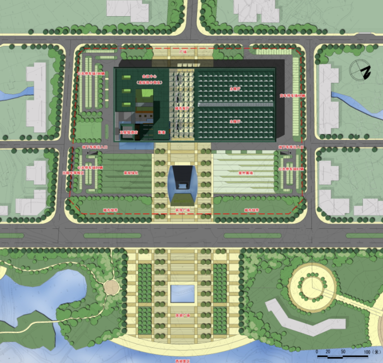 [安徽]国际会展中心工程文体建筑设计方案文版（CAD+SU+文本）-6