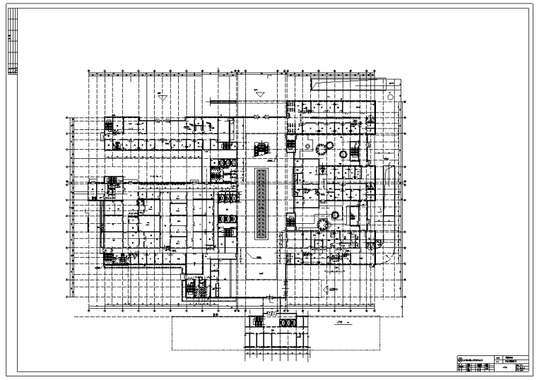 平煤总院初步设计方案及施工图（56张）-一层平面图