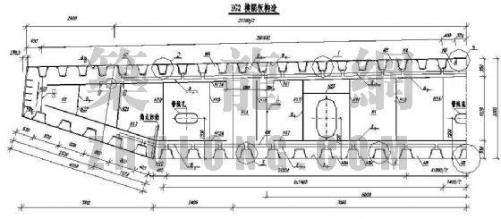 长江大桥桥墩图纸资料下载-安庆长江大桥上部图纸1