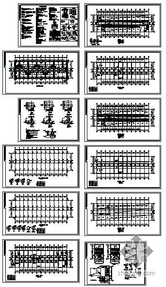 工艺品施工图资料下载-某工艺品公司综合楼结构图