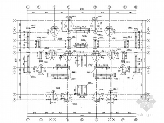 木结构一层住宅图资料下载-[广州]26层剪力墙结构住宅结构施工图（地下一层）