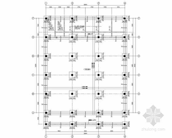 教学楼施工图框架资料下载-中学钢屋架框架教学楼结构施工图