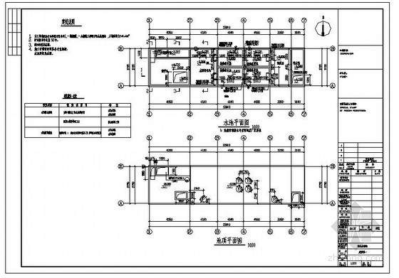 某剪力墙污水处理站结构设计图- 