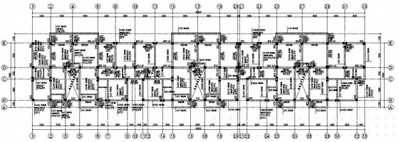 6层框架住宅楼施工图资料下载-6层框架住宅楼结构施工图（关联建筑、水、电图）