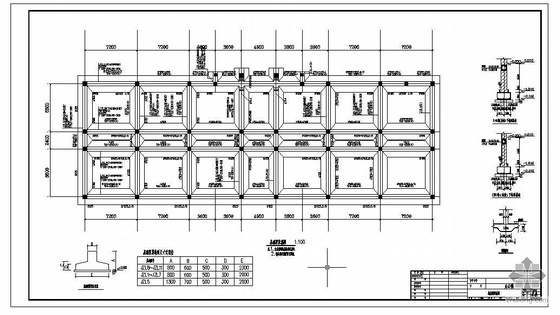 济南钢结构办公楼资料下载-济南某框架办公楼结构设计图