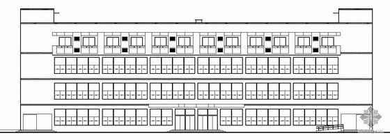 住宅施工图带效果图资料下载-[瑞安市]某职业中学食宿楼建筑结构水电施工图（带效果图）