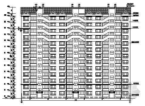 高层住宅施工结构图纸资料下载-某小高层住宅楼建筑结构图纸