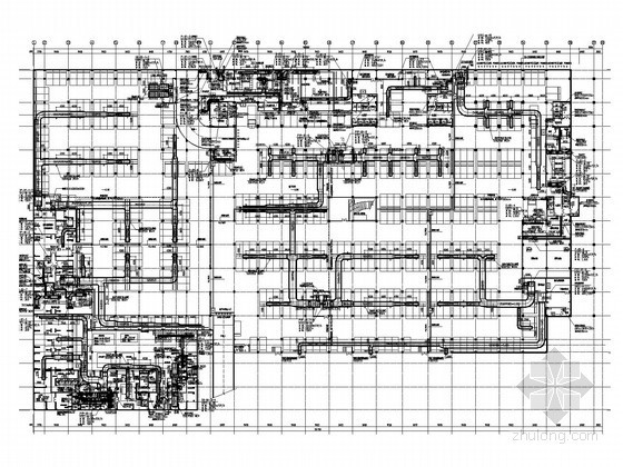 二层厂房办公楼设计资料下载-[广东]知名集团厂房及办公楼空调系统设计施工图