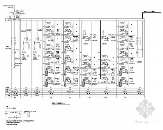 水泵房系统图dwg资料下载-办公楼电气系统图