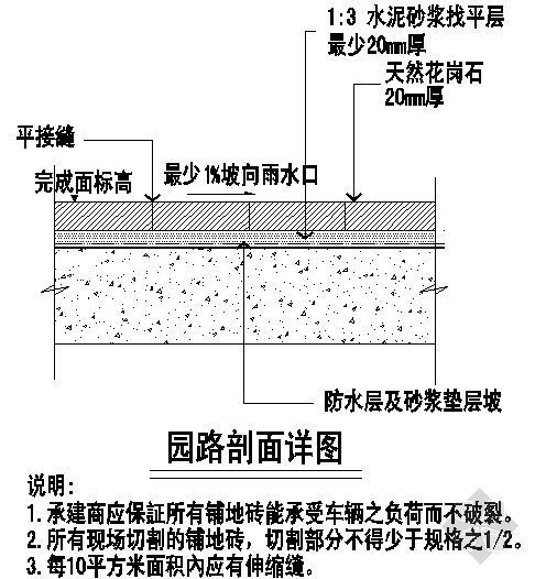 园路剖面详图46-4