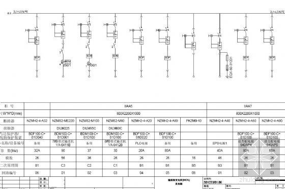 电厂输煤电气图资料下载-天津某输煤电站低压配电室全套电气设计图