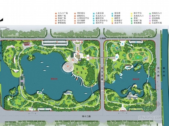 生态池塘景观设计资料下载-[温州]生态公园景观设计方案