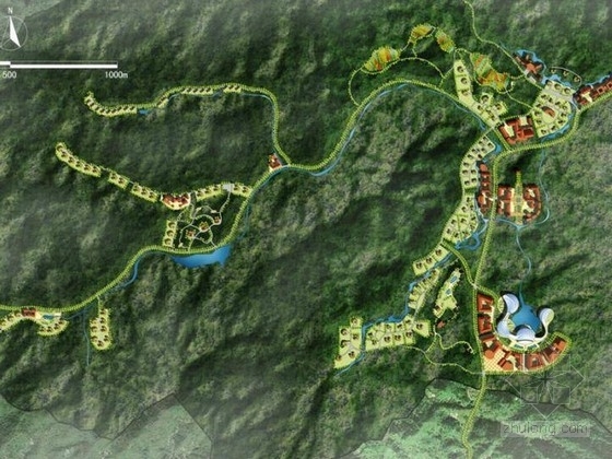 旅游村庄公园资料下载-[北京]国际山地度假小镇综合旅游开发概念性策划方案