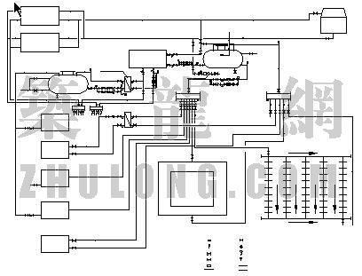 中央空调系统模型图资料下载-中央空调与供热施工系统图