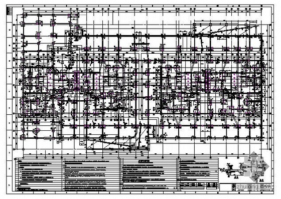 地下库结构图资料下载-武汉某28层商住楼结构图
