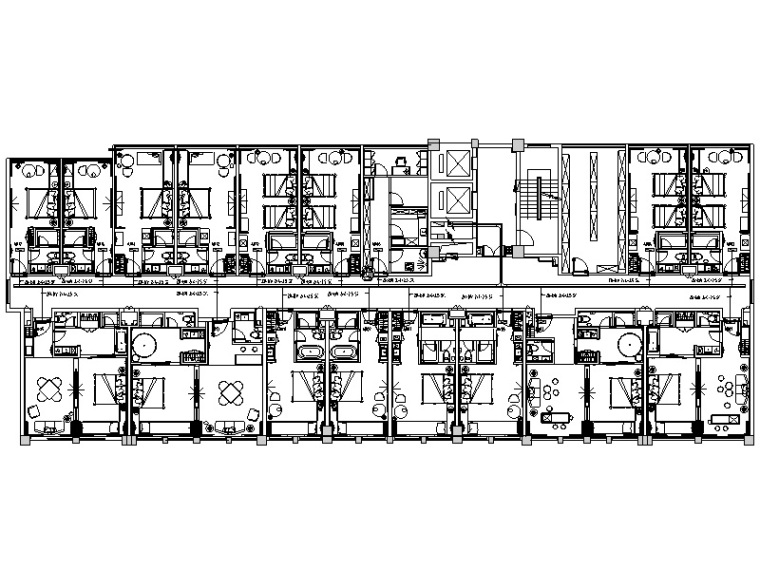 25米石拱桥图纸资料下载-潮流酒店设计手册施工图纸（装饰、水电）