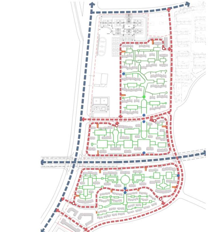 [山东 ]济南知名地产国际居住区建筑方案文本（PDF+185页）-交通分析