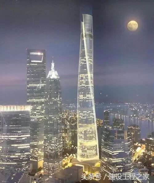超高层钢结构衍架施工资料下载-上海中心大厦的塔吊是怎么拆下来的？
