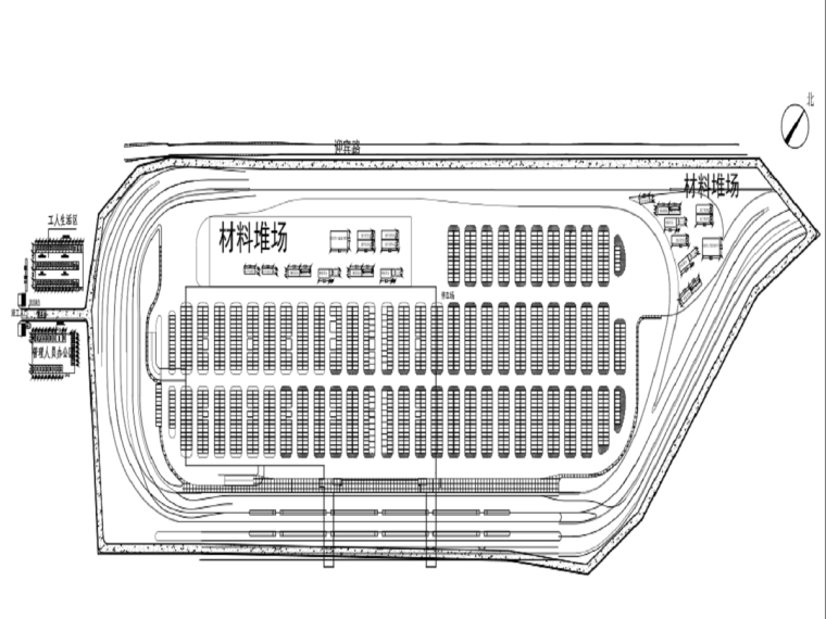 下停车场平面的设计资料下载-[哈尔滨]高架桥桥体及地面停车场施工工程技术标（911页）