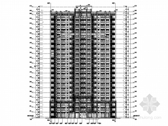 高层建筑节点结构图资料下载-[重庆]21层剪力墙结构高层住宅结构建筑结构图（施工中）