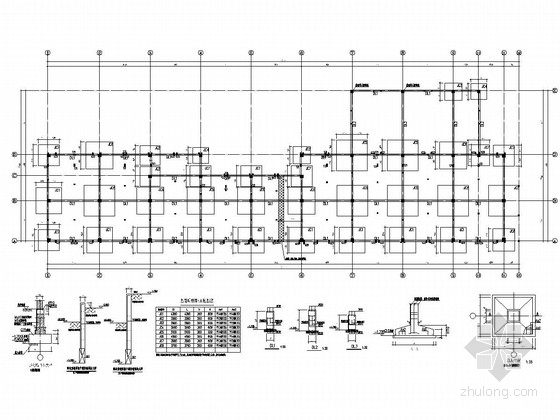 2层框架结构商场资料下载-[江苏]二层框架结构商业楼结构施工图