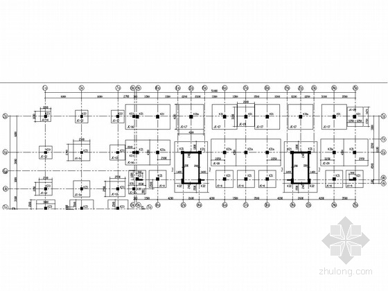 商户楼模型下载资料下载-六层底层框架砖混结构商户楼结构施工图