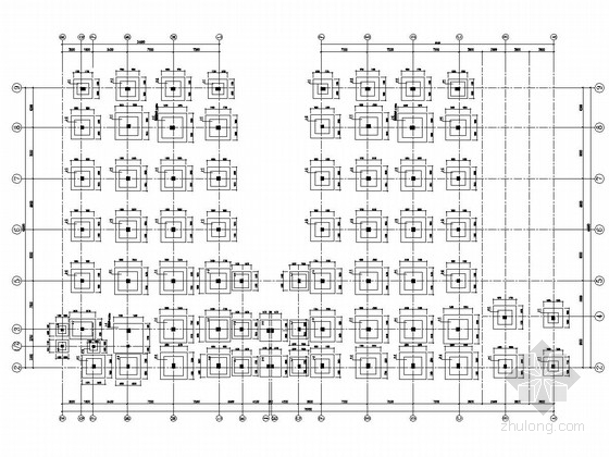 车间厂房CAD资料下载-[安徽]局部六层框架结构车间厂房结构施工图