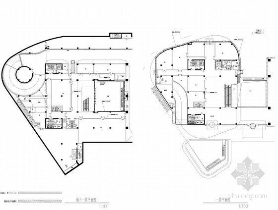 院室内设计含效果图资料下载-[上海]知名设计院设计时尚办公空间竣工图（含效果图）