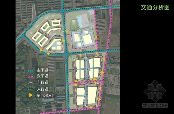 [北京]大型现代风格商业综合体设计方案文本-大型现代风格商业综合体设计分析图