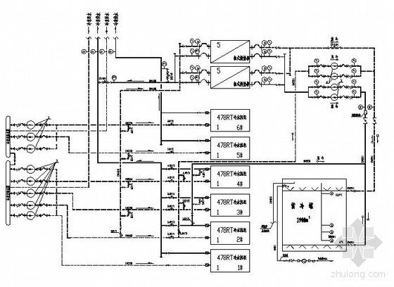 中水回用pid流程图资料下载-水蓄冷管道及流程图
