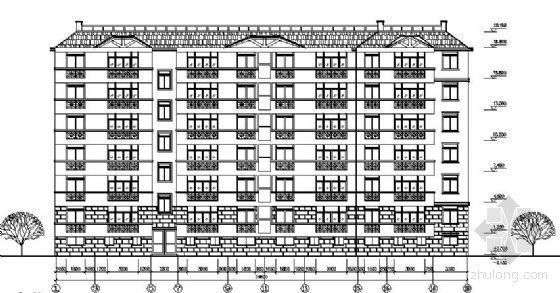 12层住宅建筑结构图纸资料下载-某七层住宅楼建筑结构图纸