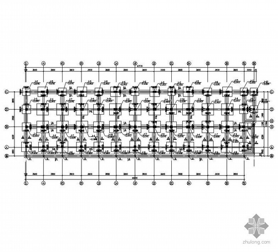 6层商住模型资料下载-杭州某6层带阁楼底框商住楼结构施工图
