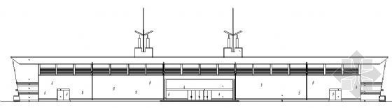 展厅建筑平面方案资料下载-某单层汽车展厅建筑方案图