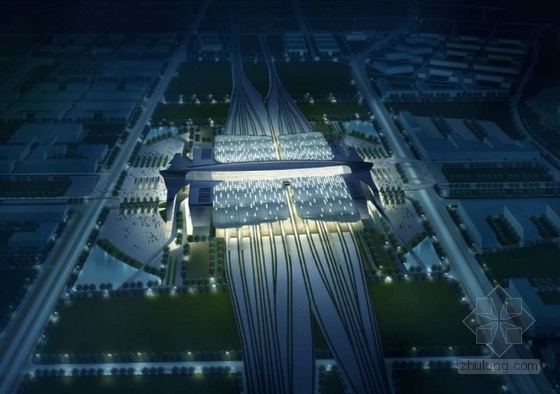 [长沙]某火车站建筑设计方案文本（含CAD）-图8