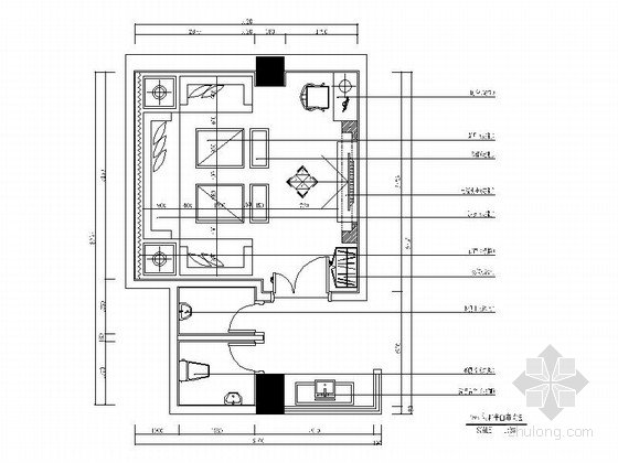高档ktv施工图设计案例资料下载-[北京]国际豪华高档KTV包厢室内设计施工图