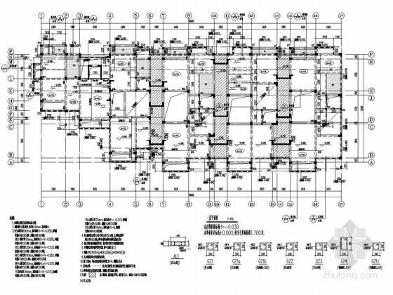 3层普通住宅楼资料下载-[浙江]地上三层框架结构普通住宅楼结构施工图