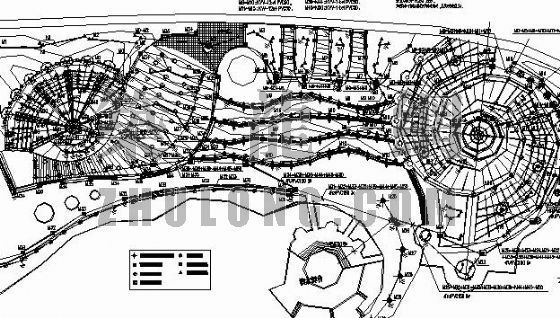 大型商业广场电气设计资料下载-大型广场的电气设计图纸
