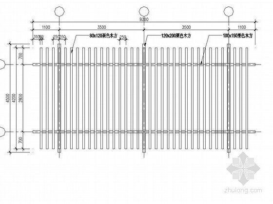 阶梯简易花架施工图资料下载-简易式花架施工做法
