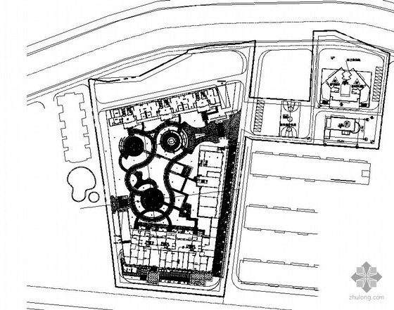 环境工程cad图资料下载-广州住宅小区环境工程施工图